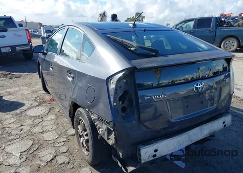 2011 Toyota Prius Two из США, поврежденный, VIN JTDKN3DU1B0262525